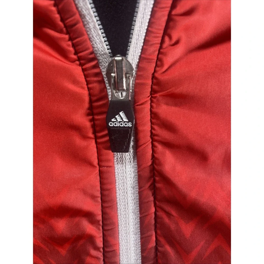 Adidas‎ Chicago Bulls Jacket XL Red Black Full Zip NBA Track Jacket